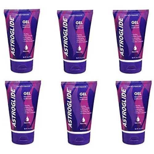 Astroglide Personal Lubricant Gel, 4-Ounce Tubes (Pack of 6) Astroglide Personal Lubricant Gel, 4-Ounce Tubes (Pack of 6)