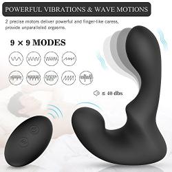 Massager Plug Wireless Control Multi Speeds Male Postate Massager for Man Rechargeable Vibrating Massaging