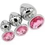 Eastern Delights 3 pcs Steel Attractive Butt Plug Anal BDSM Jewelry, 3 Size Same Color Eastern Delights 3 pcs Steel Attractive Butt Plug Anal BDSM Jewelry, 3 Size Same Color