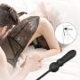 Vibrator Anal Dildo Plug with Penis Ring, Fidech 9 Speeds Silicone Rechargeable Waterproof Prostate Massager Sex Toy Butt Plug for Men, Women and Couples