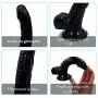 6 Inches Black Dillo for Men Lifelike Massagers with Strong Base, Harmless, Safe 6 Inches Black Dillo for Men Lifelike Massagers with Strong Base, Harmless, Safe