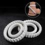 yuxinger Flexible Silicone P`ênís Ring Enlarger Enhancer Dîdɔ Cõck-rin-gs Adùlt Sˉêˉx Toys for Men