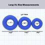 XL Soft Silicone Cock Ring Set 3 Pack by Lynk Pleasure (Blue) Stretchy Premium Erection Enhancer Penis Rings for Mens Sexual Wellness | Stay Harder & Last Longer