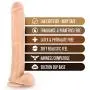 Eden 14" Extra Long Thick Realistic Dildo -- Monster Cock and Balls Dong -- Suction Cup Harness Cup -- Sex Toy for Women -- Sex Toy for Adults (Beige)