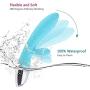 Vibrator, Paganl G Spot Rabbit Vibrators Adult Sex Toys for Women, Clitoris Vagina Stimulators, Waterproof Rechargeable Dildo Vibrators with Dual Motors, 10 Vibration Modes Blue (Blue)