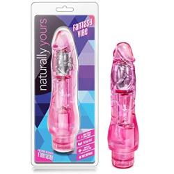 B Yours Fantasy Vibe Dildo, Pink