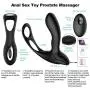 Heating Wireless Remote Male Prostate Massager 10 Frequencies Vibrator 3-in-1 with Penis Ring and Ball Loop, 2 Intense Motors Rechargeable Anal Sex Toys Waterproof G-Spot Butt Plug for Women Couples Heating Wireless Remote Male Prostate Massager 10 Frequencies Vibrator 3-in-1 with Penis Ring and Ball Loop, 2 Intense Motors Rechargeable Anal Sex Toys Waterproof G-Spot Butt Plug for Women Couples