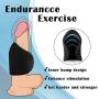 Rechargeable Vibrating Male Masturbator with 10 Vibration Modes, Oixgirl Handheld Sex Toy for Men Penis Training Tool for More Lasting Harder Stronger Erection
