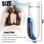 Super Luxury Electric Male Training Equipment,Mens Hair Massage Cup 6 Modes Heating Vibration Hand Massager,Party Gift