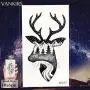 12 Pieces/Lot Black Elk Horn Little Waterproof Fake Tattoos Stickers For Men Women Arm Temporary Tatoos Moose Deer Hands Bear Fake Tattoo Paste Supplies 10x6cm 12 Pieces/Lot Black Elk Horn Little Waterproof Fake Tattoos Stickers For Men Women Arm Temporary Tatoos Moose Deer Hands Bear Fake Tattoo Paste Supplies 10x6cm