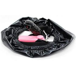 YiFeng Men Women Leather Masturbation Underwear w/Vibrating Dildo Penis Anal Butt Plug Fetish