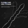 Vibrating Anal Beads Vibrator with Dual Motors, Flexible Silicone Butt Plug Prostate Massager with 10 Powerful Vibrations, Fondlove Anal Sex Toy for Gay Couples and Solo Masturbation