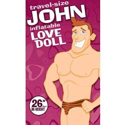 Bachelorette Party Favors Travel Size John Inflatable Doll