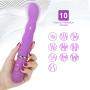 Personal Massage Tools Wand for Relaxation,Waterproof,Rechargeable,Purple