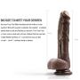 Beauty Molly Superior 8 Inch Realistic Dildo With Suction Cup anal sex toys, 11.8 Ounce