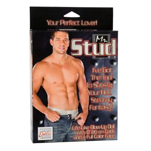 Mr. Stud Inflatable Love Doll with 8 Inch Cock Mr. Stud Inflatable Love Doll with 8 Inch Cock