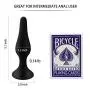 Butt Plug Training Kit for Beginners Experienced Users, PALOQUETH Anal Sex Toy Set with Suction Cup for Safe Hands Free Anal Play 4 Plugs 1 Lube Shooter 1 Bulb Enema 1 Lube 25g