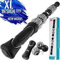 Muscle Roller Stick - 19.5 Inches - Body Massage Roller Stick Tool for Athletes, Massage Stick for Relieving Muscle Soreness, Soothing Cramps, Massage Roller Stick, Physical Therapy & Body Recovery
