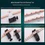 Men and Womens Titanium Magnetic Therapy Bracelet Energy Lover Couple Gift Bracelet 4 Element Pain Relief Matching Set