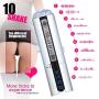 Yunbb Super Soft with Vibration Suction Modes Full-Automatic Toy 10 Vibration Modes 6 Groaning Patterns Automatic Heating Male Men Gift Toys (Color : White)