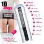 Yunbb Super Soft with Vibration Suction Modes Full-Automatic Toy 10 Vibration Modes 6 Groaning Patterns Automatic Heating Male Men Gift Toys (Color : White)