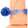 Vibrating Cock Ring for Male Penis Erection Enhancer for Stronger Orgasms with Vibrations for Clit Stimulation