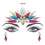 6 Set Face Gems, Rhinestone Mermaid Face Jewels Stickers Face Glitter Eyes Face Body Temporary Tattoos, Crystal Tears Face Stickers Decorations Fit for Masquerade Festival Party Show