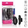 CalExotics Lock N Play Wristband Remote Panty Teaser- Waterproof Silicone Sex Toys for Couples - 12 Vibe Function Adult Remote Vibe Massager - Black, 1Count