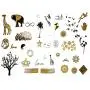 Terra Tattoos Small Temporary Tattoos - 125 Black Gold Tattoos Terra Tattoos Small Temporary Tattoos - 125 Black Gold Tattoos
