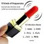 JDesto- Powerful Portable Waterproof Mini Lipstick Massager Safe Soft Silicone Multi-Angle Bending USB Charging Relax The Pressure DEPUR (Color : Black)