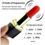 JDesto- Powerful Portable Waterproof Mini Lipstick Massager Safe Soft Silicone Multi-Angle Bending USB Charging Relax The Pressure DEPUR (Color : Red)