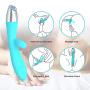 QWG Vibrator Personal Wand Massager Handheld, G Spot Massaging Wand Adult Sex Toy for Women, Clitoris Vagina Stimulator, Waterproof Rechargeable Dildo Vibrators with Dual Motors, 10 Vibration Modes