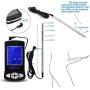 YJZZ Stainless Steel Handheld Massager,Electric Chest Massager Delay Electro Expander Liposuction with Essential Oil Relax Charm