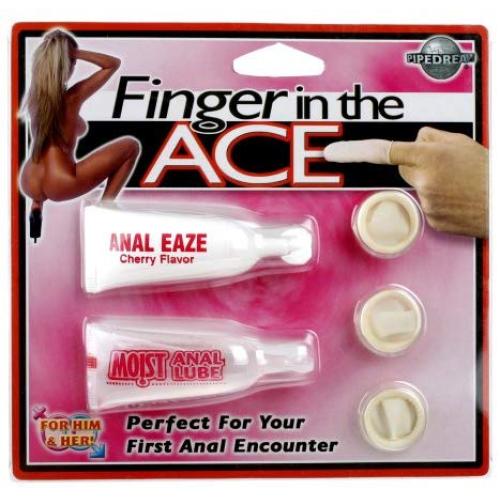 Pipedream Finger In The Ace Kit, Clear