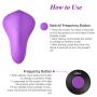 Wearable Vibrator with Remote Control UTIMI Clitoris Stimulator Vibrating Panties Mini Personal Massager Rechargeable Adult Sex Toys for Women or Couples