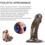 Beauty Molly Superior 4 Inch Realistic Pocket Dildo with Suction Cup, 2.7Ounce