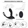 Bantie Anal Vibrator Cock Ring with Heating Function, 10 Powerful Modes Remote Control Vibrator Prostate Massager for Men, G-Spot Vibrators Sex Toys for Women