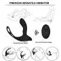 Bantie Anal Vibrator Cock Ring with Heating Function, 10 Powerful Modes Remote Control Vibrator Prostate Massager for Men, G-Spot Vibrators Sex Toys for Women