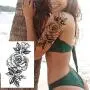 6 Sheets FANRUI Sexy Large Geometric Flowers Temporary Tattoos For Women Girls Triangle Rose Painting Big Peony Tatoos Paper Waterproof Arm Back Legs Camellia Floral Fake Tattoo Sticker Realistic 6 Sheets FANRUI Sexy Large Geometric Flowers Temporary Tattoos For Women Girls Triangle Rose Painting Big Peony Tatoos Paper Waterproof Arm Back Legs Camellia Floral Fake Tattoo Sticker Realistic