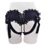 Strap-on Harness Adjustable Universal Adult Sex Toy with 3 Different Sized O-Rings Suction Cup Dildo Compatible Harness, Accommodates up to 59" Waist