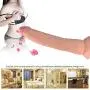 Realistic Dildo with Flared Suction Cup Base Bendable Penis Adult Sex Toy for Vaginal G-spot and Anal Play(Beige) Realistic Dildo with Flared Suction Cup Base Bendable Penis Adult Sex Toy for Vaginal G-spot and Anal Play(Beige)