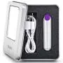 Vsshe Bullet Vibrator - Rechargeable & WarterProof Bullet Massager for Woman - Portable Bullet Viberate Toys (Silver-Purple) Vsshe Bullet Vibrator - Rechargeable & WarterProof Bullet Massager for Woman - Portable Bullet Viberate Toys (Silver-Purple)