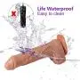 Magic Wand 7 Inch Lifelike Ladies Remote Control Vibration Toy Large Size Waterproof Design Easy to Clean Casual Massage Bedding (Color : Brown) Magic Wand 7 Inch Lifelike Ladies Remote Control Vibration Toy Large Size Waterproof Design Easy to Clean Casual Massage Bedding (Color : Brown)