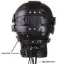 Leather Bondage Gimp Mask Hood, Black Full Face Blindfold Breathable Restraint Head Hood, Sex Toys, for Unisex Adults Couples, BDSM/LGBT Fetish Hood (Black(Full Face Hood)) Leather Bondage Gimp Mask Hood, Black Full Face Blindfold Breathable Restraint Head Hood, Sex Toys, for Unisex Adults Couples, BDSM/LGBT Fetish Hood (Black(Full Face Hood))