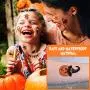 Temporary Tattoos for Kids, 150 Pack Temporary Halloween Tattoos,Including Glow in The Dark Children Tattoos Halloween,2(Glow in The Dark)+8(Normal) Safe Makeup for Kids