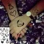 18 Sheets Fake Black Tiny Temporary Tattoos Body Stickers Hand Neck Wrist Art Fashion 18 Sheets Fake Black Tiny Temporary Tattoos Body Stickers Hand Neck Wrist Art Fashion