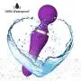 Muscle Roller, Portable Muscle Rolling Stick with Retractable Handles for Self-Myofascial Release, Deep Tissue & Trigger Point (Purple)