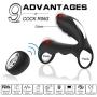 Zeezm Lovely and Fascinating Cǒckríng Double Rìng Vîb-Rát-Ing Stable Quality GoudatSHIRT USB Rechargeable DelayVîb-Rát-Or Delay Pattern Clít-ôrial Stímulator Fine Men Couples Lightweight