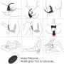 PHANXY® 3 In 1 Remote Controlled Vibrating Prostate Massager/Vibrator with Cock Ring and Ball Loop 9 Speeds G Spot Vibrator Waterproof Anal Sex Toy for Men Women and Couples PHANXY® 3 In 1 Remote Controlled Vibrating Prostate Massager/Vibrator with Cock Ring and Ball Loop 9 Speeds G Spot Vibrator Waterproof Anal Sex Toy for Men Women and Couples