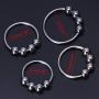 GUANGSHAN Stainless Steel Co~ck Pe~NIS Ring for Men Enhancer Prolong Séx Product